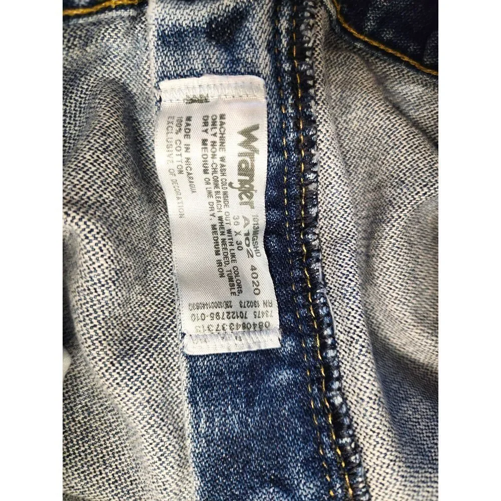 Wrangler x George Straight Men's straight Leg Denim Jeans size 36x29* measured - Picture 3 of 9